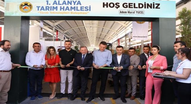 1. Alanya tarım hamlesi fuarı açıldı