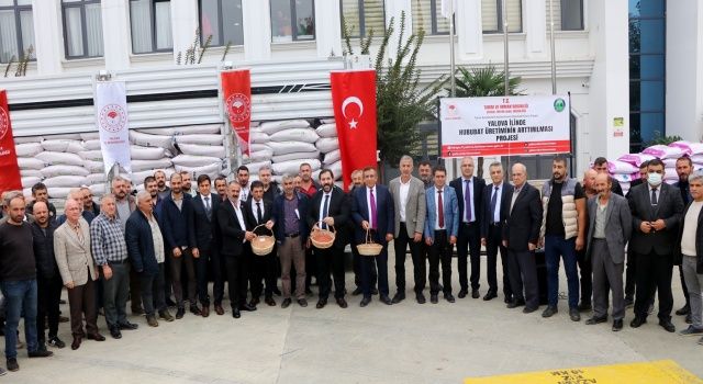 Çiftçilere 135 ton buğday ve arpa tohumu dağıtıldı