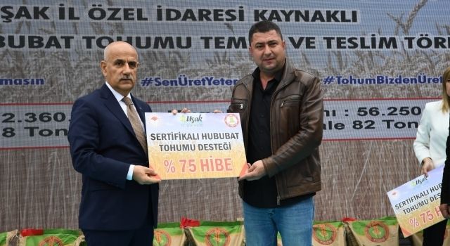 Uşaklı Çiftçilere Yüzde 75 Hibeli Tohum Desteği