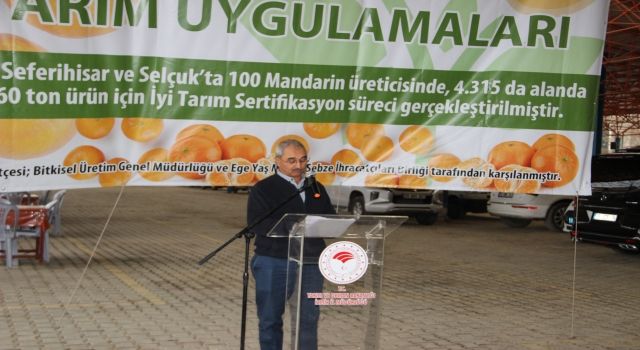İzmir’de mandalina üreticileri İyi Tarım Uygulamaları ile üretim yapıyor