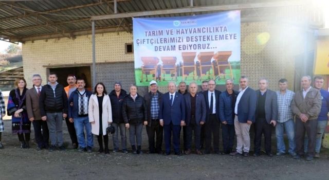 Tekirdağ Büyükşehir Belediyesi Üreticilere Desteğini Sürdürüyor