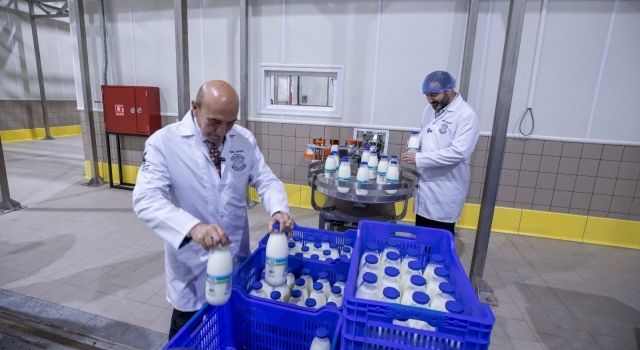 Bayındır Süt İşleme Fabrikası’nda test üretimi başladı