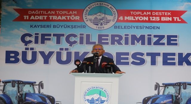 Kayseri'de üretime tam destek