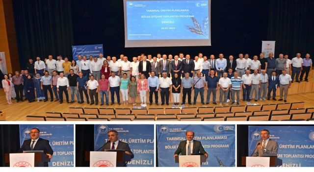 Tarımsal üretim planlaması bölge istişare toplantısı denizli’de gerçekleştirildi