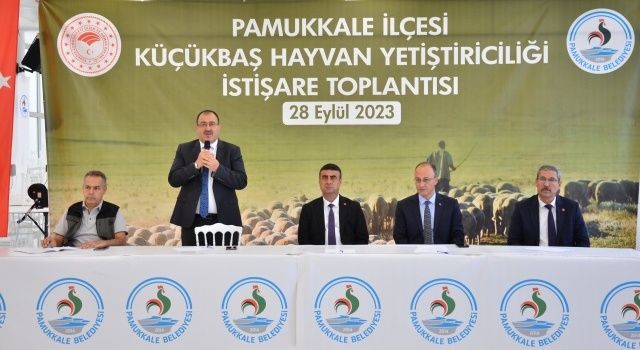 Pamukkale’de Küçükbaş Hayvan Yetiştiriciliği İstişare Toplantısı Gerçekleştirildi