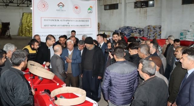 Adıyaman'da deprem sonrası tarım ve hayvancılık destekleri dağıtıldı