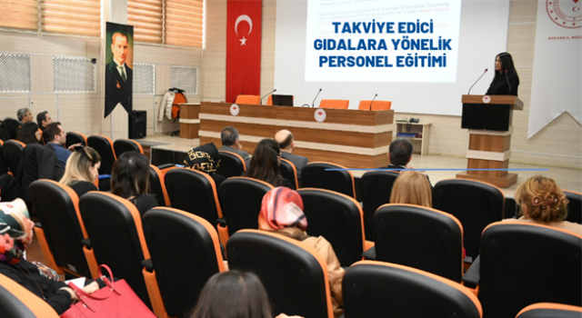 Takviye Edici Gıdalar Konusunda Gıda Kontrol Görevlilerine Eğitim