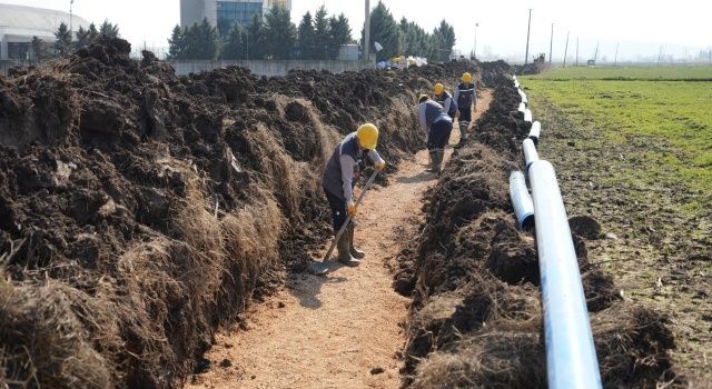 Büyükşehir, Pamukçu’da Tarımsal Sulama Kapasitesini Artırıyor