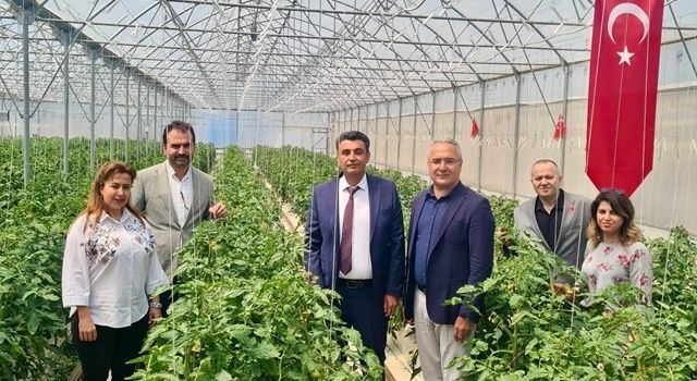 Yalova İl Tarım ve Orman Müdürlüğü, Darıca Yeni Nesil Organomineral Teknolojik Sistem Topraksız Tarım AR-GE Üretim Serası'nı İnceledi