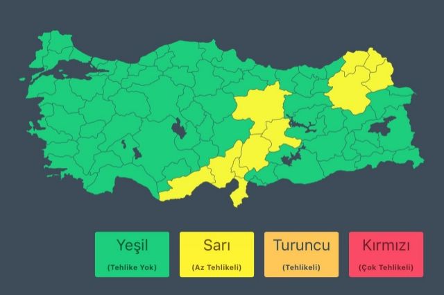 Dikkat: 11 İL İÇİN SARI UYARI! İçişleri Bakanlığı Açıkladı, Kuvvetli Sağanak Geliyor