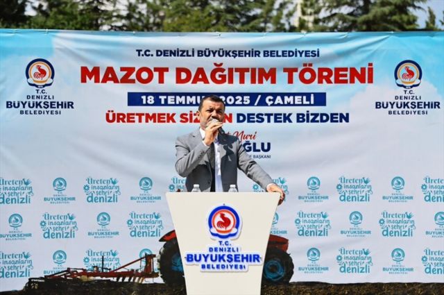 Denizli Büyükşehir'den Çiftçilere 17 Bin Litre Mazot Desteği!
