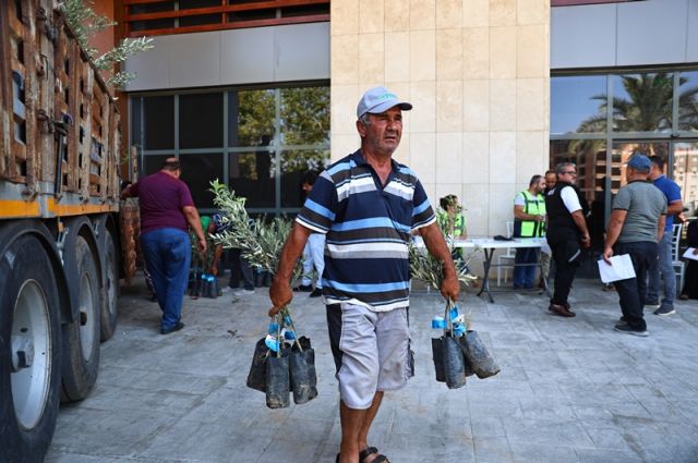 Çiftçilere Zeytin Fidanı Desteği
