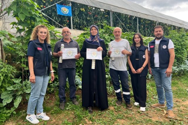 Giresun'da 'EKÜY' Projesiyle Güvenli Domates Üretimi
