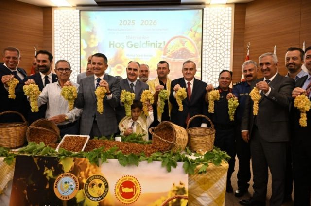 Manisa’da 2025–2026 Sezonu İlk Kuru Üzüm Töreni Gerçekleştirildi