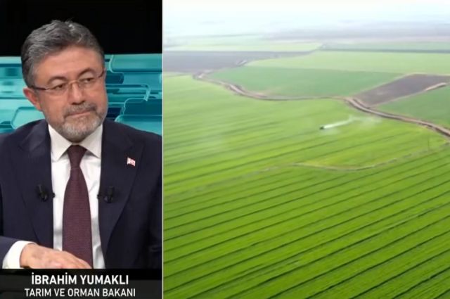 Bakan Yumaklı: “Boş tarım arazileri üretime açılıyor, isteyen çiftçiler kiralayabilecek”