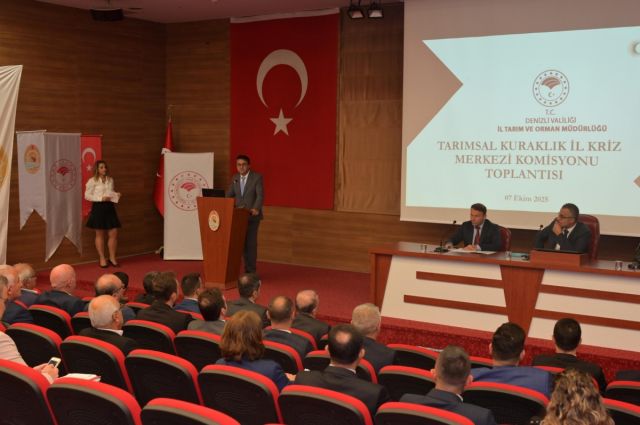 Denizli’de Tarımsal Kuraklık Kriz Merkezi Toplandı