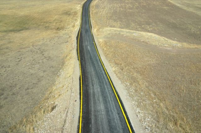 Erzurum Büyükşehir kırsalda ulaşım yatırımlarını sürdürüyor