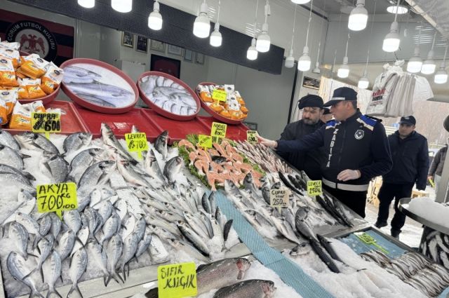 Çorum Belediyesi Zabıta Müdürlüğü balık denetimi yaptı