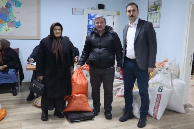 Ordu Büyükşehir Belediyesi Gürgentepe’de çoban fasulyesi alımı yaptı