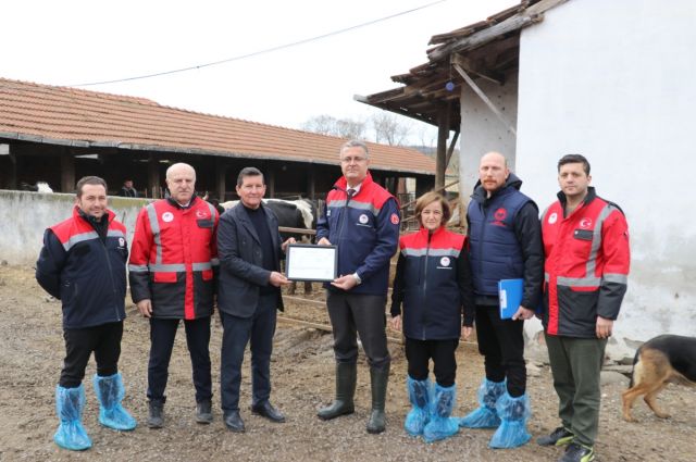 Bafra’daki süt işletmesi Ari statü kazandı