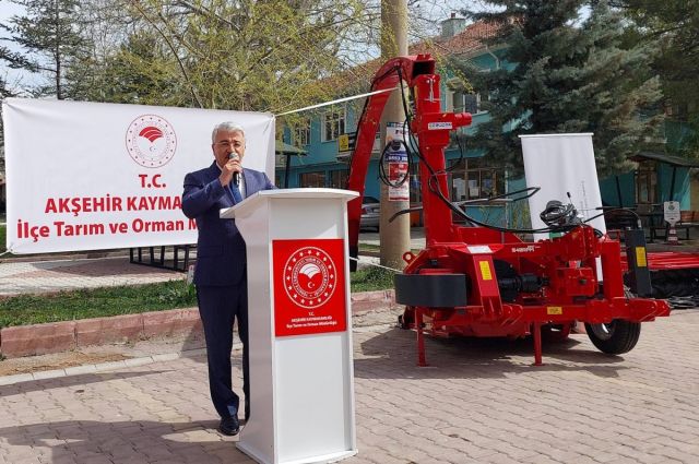 Akşehir Tarım Müdürlüğü KOP destekli ekipman teslim etti