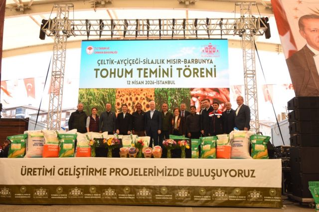 İstanbul’da Ayçiçeği ve Çeltik Tohumu Dağıtımı Yapıldı