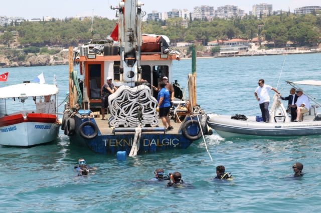 Antalya Valiliği Yapay Resif Projesi'ni kamuoyuna tanıttı