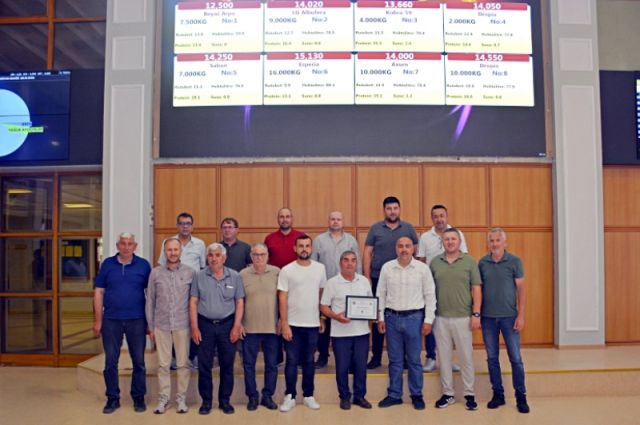 Edirne Ticaret Borsası'nda Sezonun İlk Arpası 12,50 TL'ye Satıldı