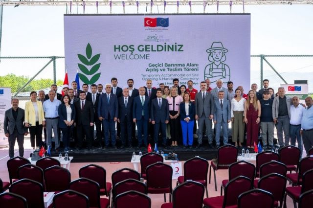 Malatya’da Tarım İşçileri İçin Geçici Barınma Alan