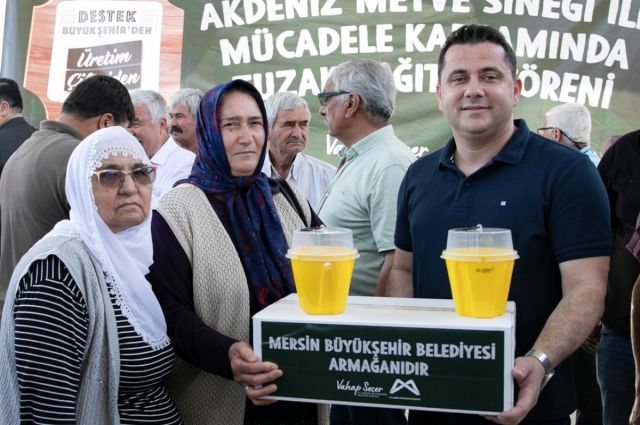Mersin Büyükşehir 2 bin 700 üreticiye feromon tuzağı dağıtacak