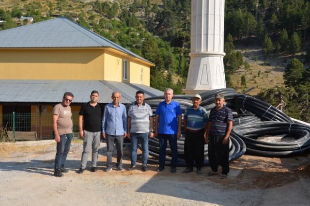 Antalya Büyükşehir Belediyesi Asmaca Yaylası'na su desteği