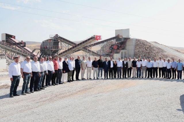 Kayseri Şeker Nevşehir Türkeli'nde taş ocağını hizmete açtı