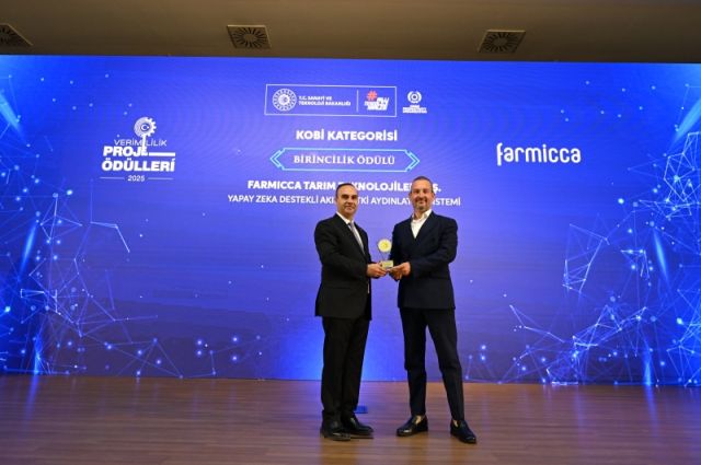 Yapay Zeka Destekli Tarım Teknolojisine Verimlilik Ödülü