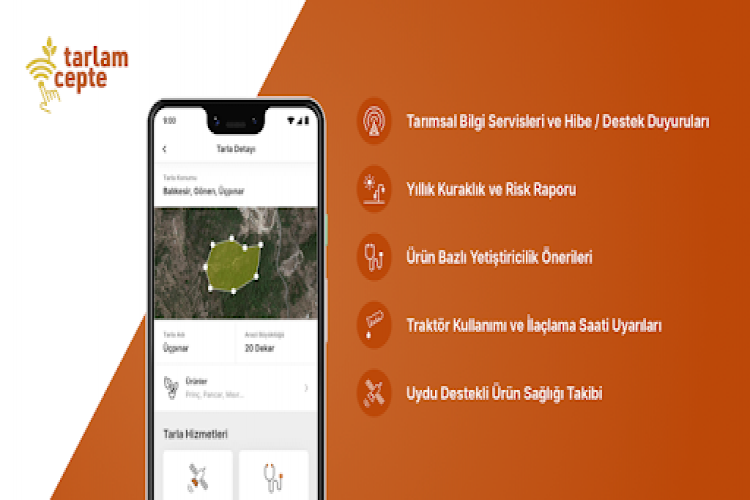TürkTraktör’ün “Tarlam Cepte” Akıllı Tarım Uygulamasından 20.000 Çiftçi Yararlanıyor