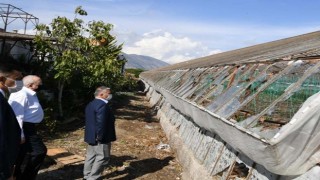 Vali Yazıcı, Fırtına Bölgesinde İncelemelerde Bulundu