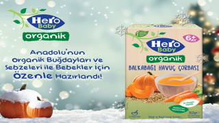 Hero Baby Organik Balkabağı Havuç Çorbası, bebeklerin sağlıklı gelişimi için en büyük dostlarından biri oluyor