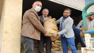 Barış Pınarı Harekatı Bölgesindeki Çiftçilere 100 Ton Tohumluk Dağıtıldı