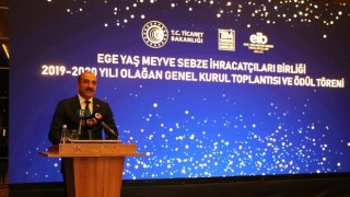 Yaş meyve sebze ve mamulleri sektöründe ihracat rekoru kıran ihracatın yıldızları ödüllerine kavuştu