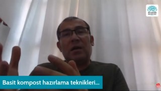 Kompost hazırlamayı öğrendiler