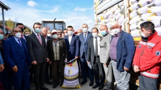 Altındağ'da çiftçilere nohut desteği