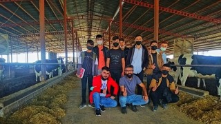 Mezopotamya Lisesi Hayvan Sağlığı ve Yetiştiriciliği Öğrencileri Çiftlik Gezisi yaptı