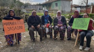 Doğaseverler Manisa Marmara Gölü’nün Çığlığını Duyurmak İçin Buluştu