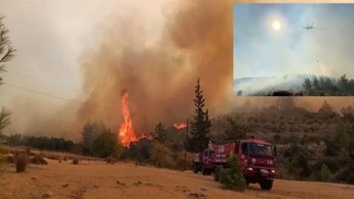 Mersin Gülnar ve Manisa Soma’daki orman yangınlarıyla mücadele devam ediyor