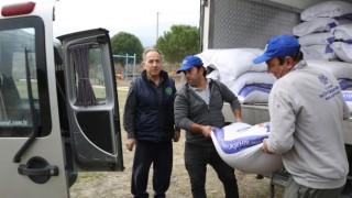 Aydın Büyükşehir Belediyesi’nden Küçük Aile İşletmelerine Yem Desteği