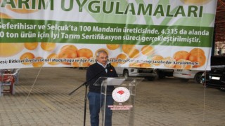 İzmir’de mandalina üreticileri İyi Tarım Uygulamaları ile üretim yapıyor