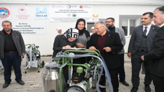 Başkan Büyükkılıç, Büyükşehir’in Desteklediği 64 Adet Süt Sağma Makinesi Dağıtım Töreni’ne Katıldı