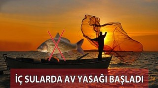 İç sularda av yasağı başladı