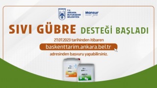 Ankara Büyükşehir Belediyesi çiftçilere sıvı gübre desteği sağlıyor