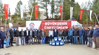 Denizli’de alabalık üreticilerine temizlik desteği