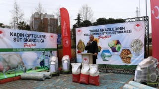 Çarşambalı Üreticilere Soya Tohumu İle Sera Naylonu Teslimi Gerçekleştirildi